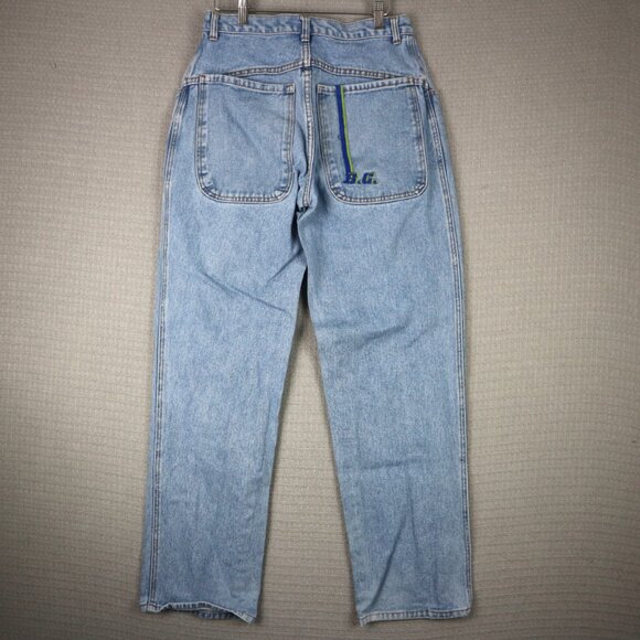 B.C. Boys Club Carrot Cut Vintage Y2K Light washed Jeans - Picture 1 of 5
